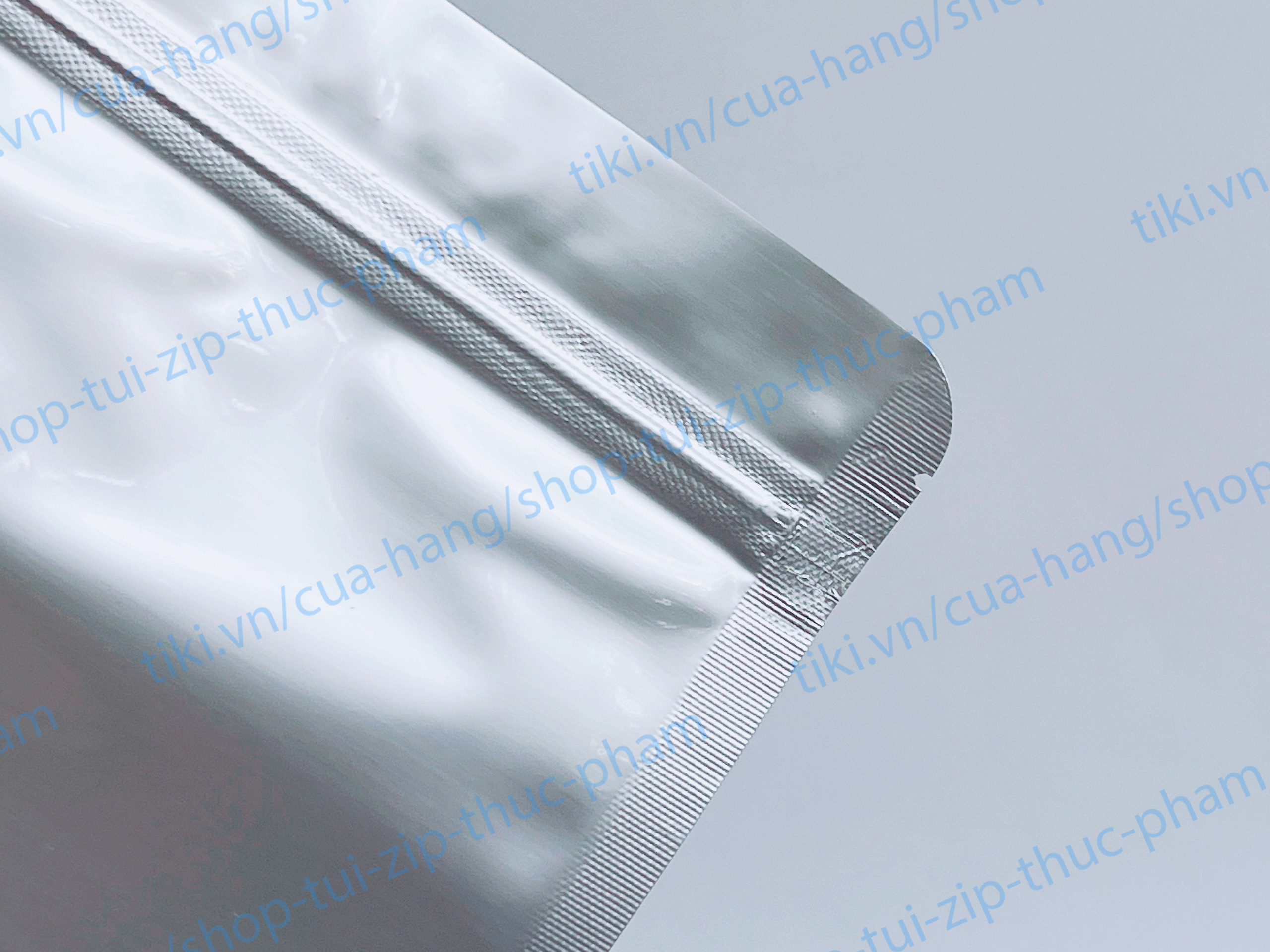 100gram Túi Zip 2 mặt bạc (Túi Zipper, zip lock, takeway)