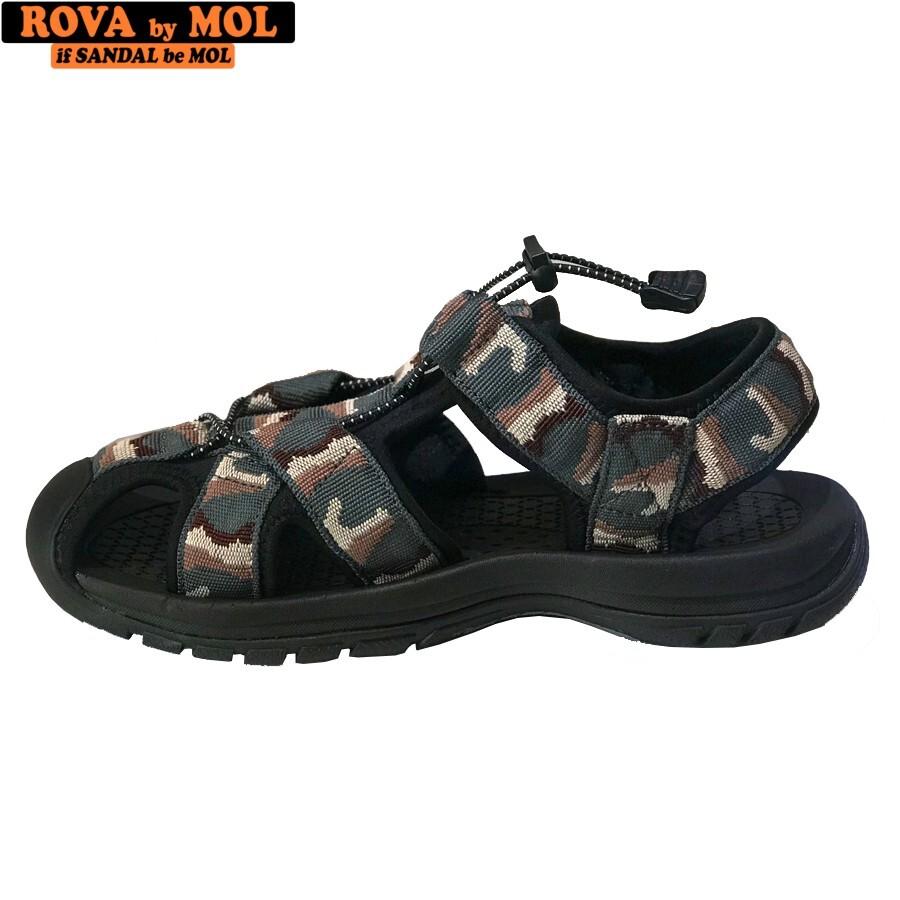 Giày Sandal Nam Bít Mũi Camo