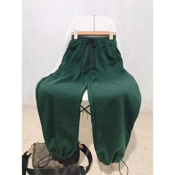 Quần jocger xanh rêu TC6
