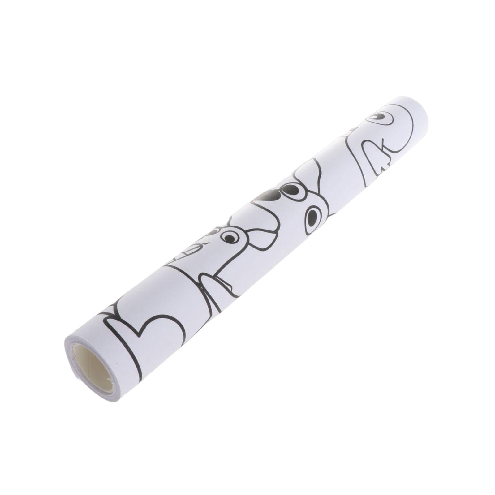Art Paper Roll Sticky Painting Coloring Posters for Toddlers Drawing Party
