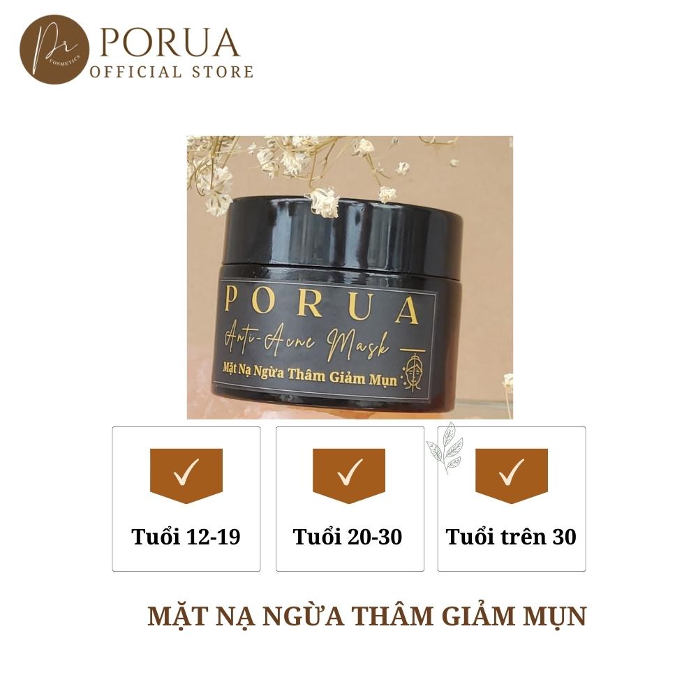 Mặt nạ ngừa thâm giảm mụn Porua 100gr