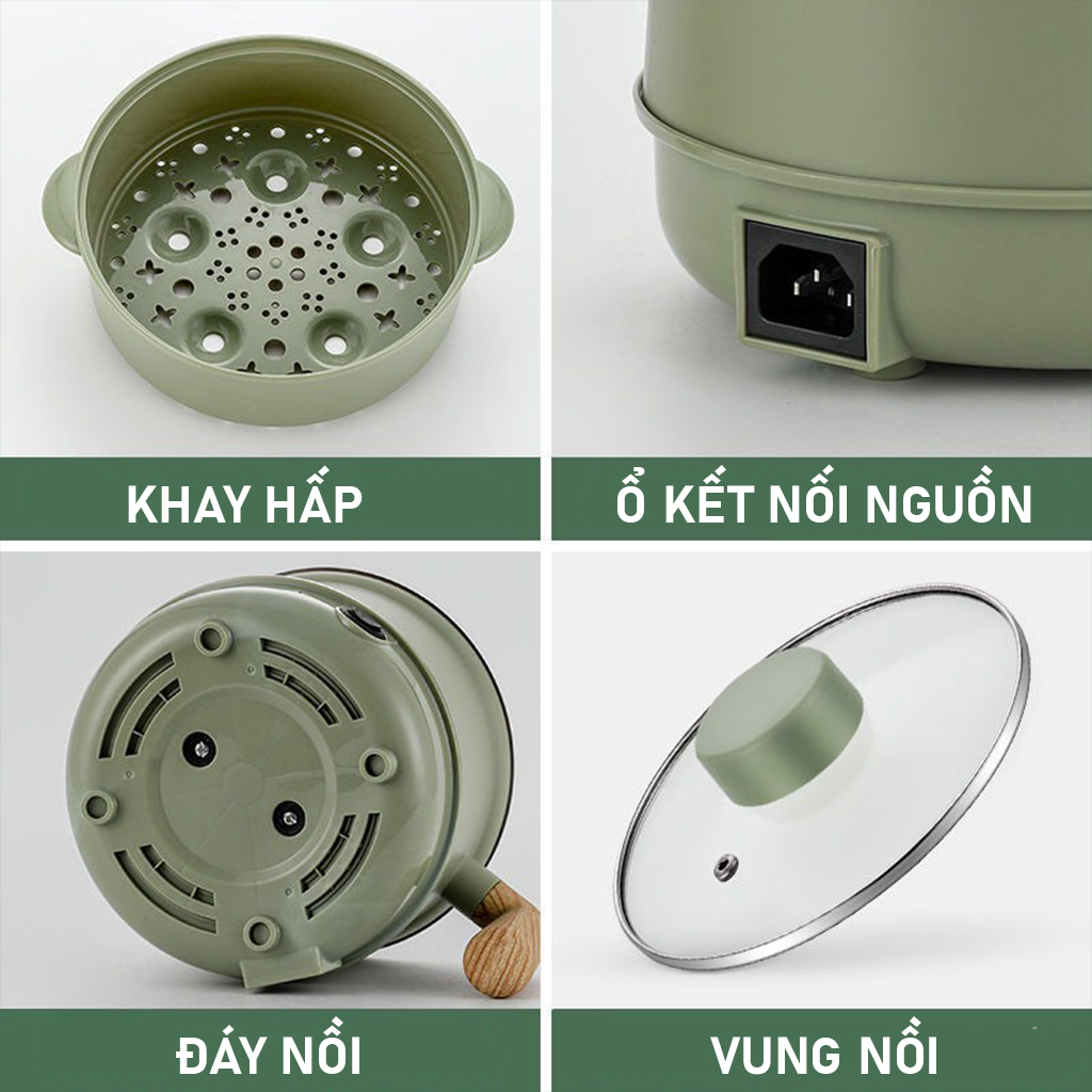 Ca Nấu Mì Cán Gỗ Đa Năng - Gia Dụng Thông Minh