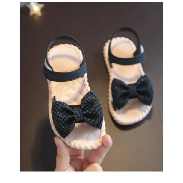 Sandal Nơ Kim Tuyến Bé Gái Đẹp Xuất Sắc - Sandal bé Gái