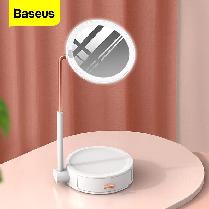 Gương trang điểm thông minh 3 trong 1 Baseus Smart Beauty Series Lighted Makeup Mirror - Hàng Chính Hãng