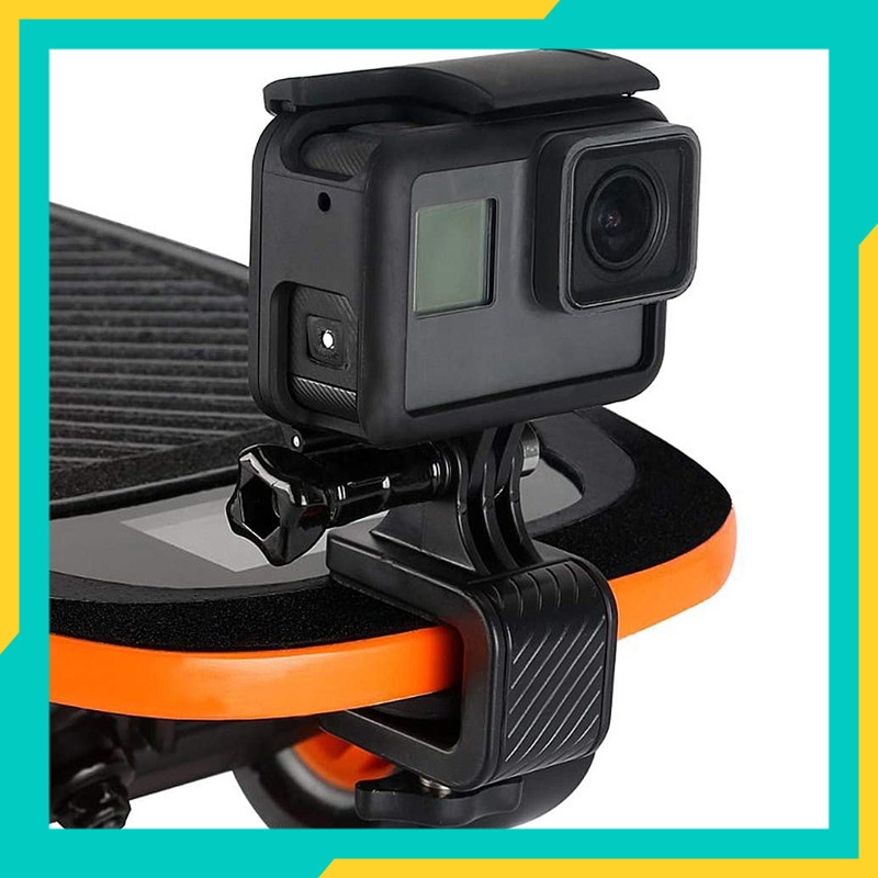 Kẹp ván trượt dùng cho Gopro, Osmo Action, Eken...