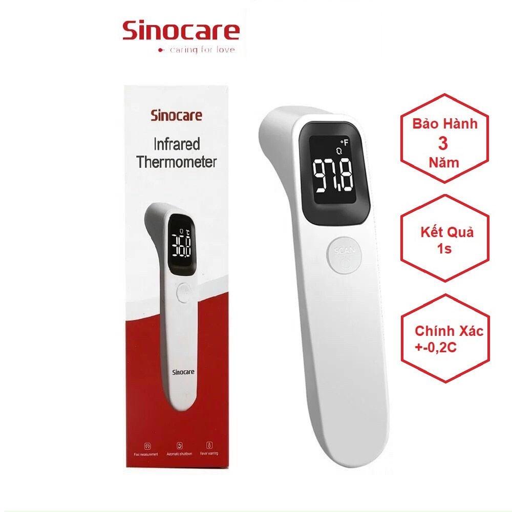 Nhiệt kế điện tử hồng ngoại đo trán Sinocare R1D1 - kết quả chính xác, phù hợp với trẻ em