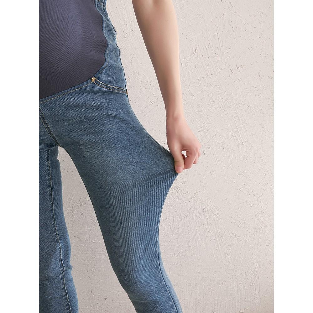 Quần bầu skinny jeans xanh mềm mỏng, quần bầu hè thoải mái 2021