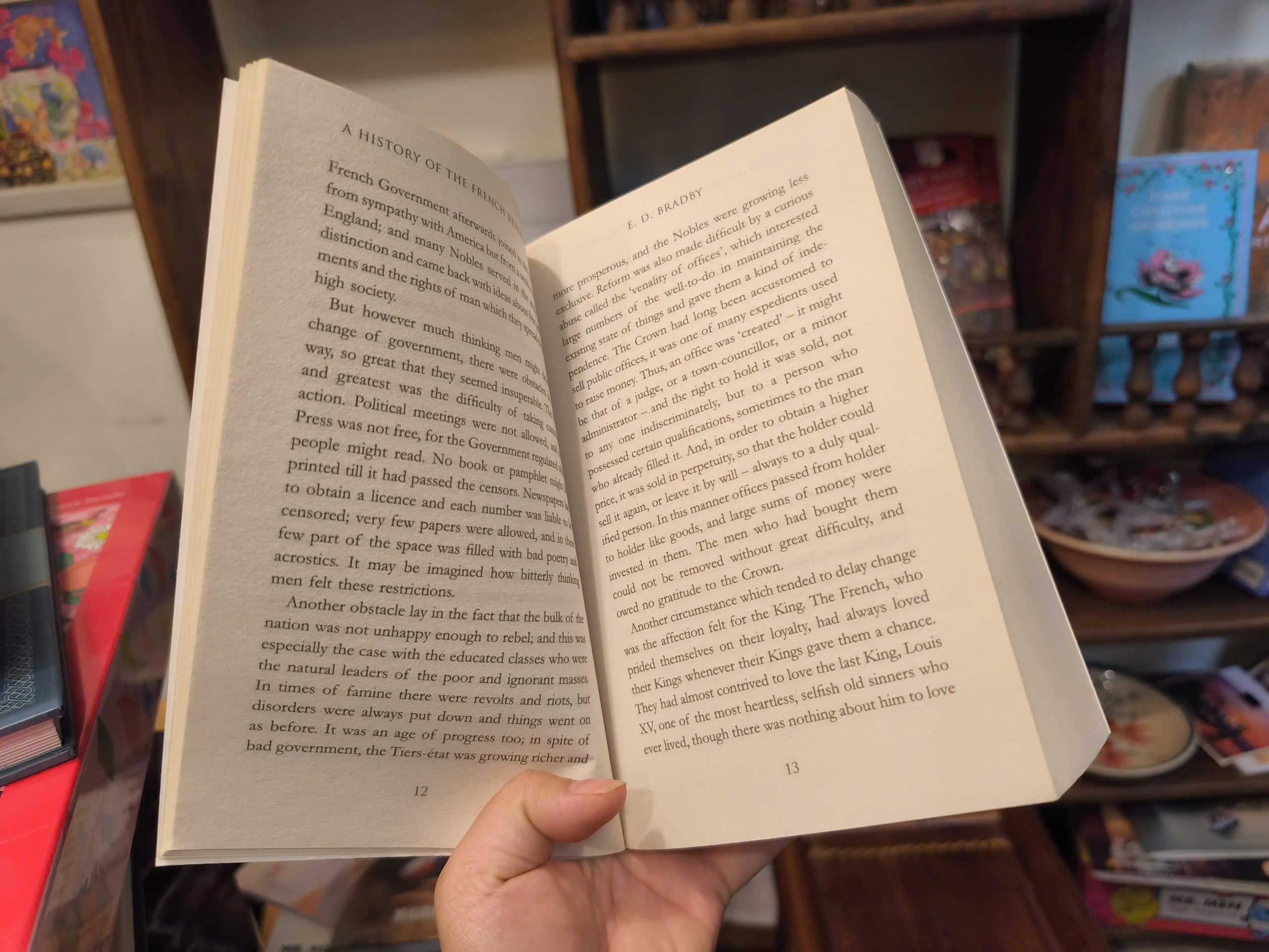 Sách - A History of the French Revolution by E.D. Bradby - History/ Nonfiction /Politics