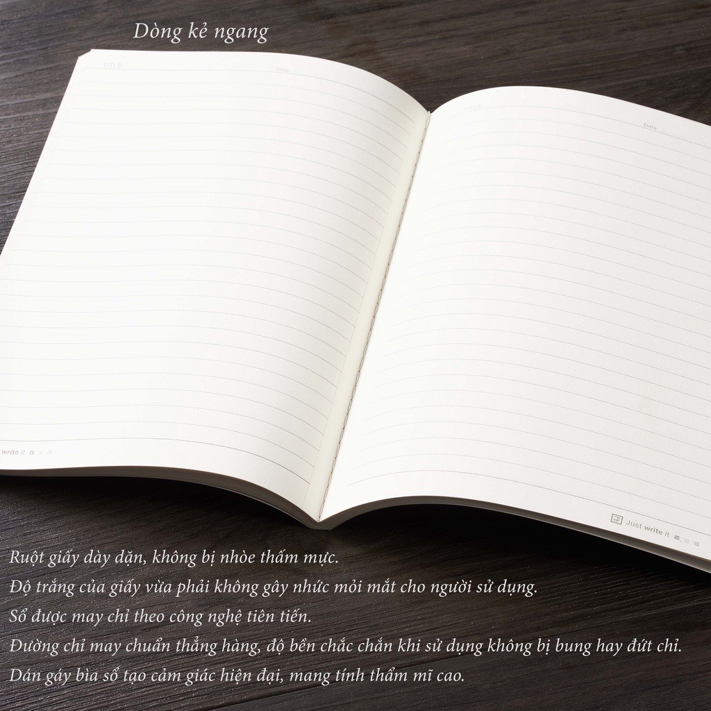 Sổ May Chỉ Dán Gáy Eiffel B5- Kẻ Ngang- 100GSM. Phong cách Hàn Quốc. VPP FUTUREBOOK. Giao mẫu ngẫu nhiên.