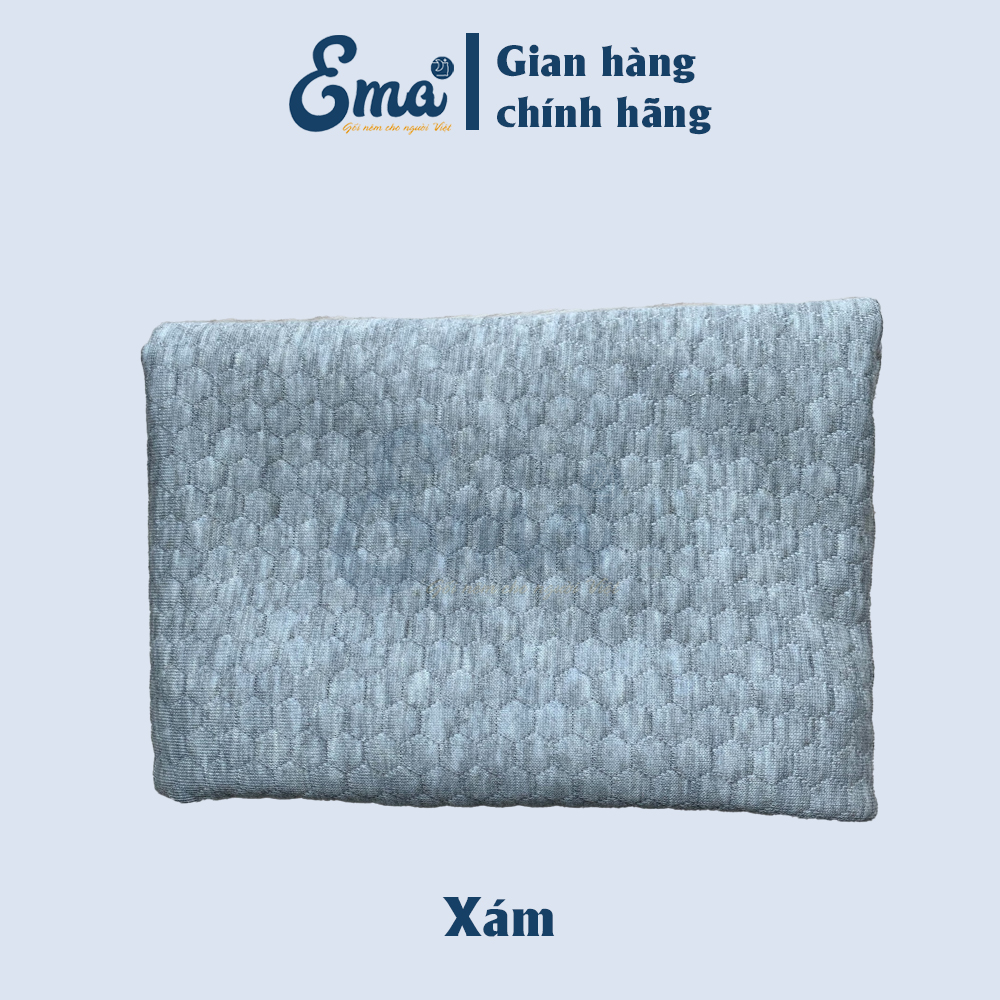 Vỏ thay thế cho gối cao su non có gel lạnh Ema - Nếu chưa mua gối vui lòng không chọn phân loại này