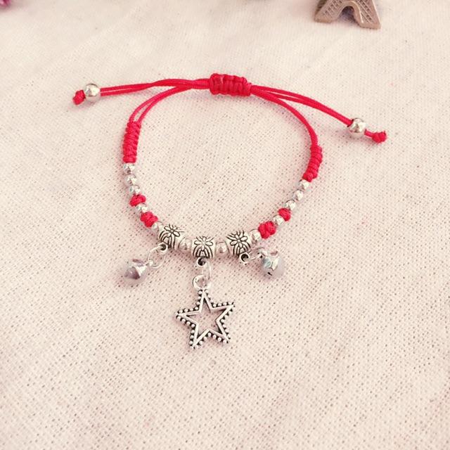 Vòng tay HandMade dây đỏ ngôi sao