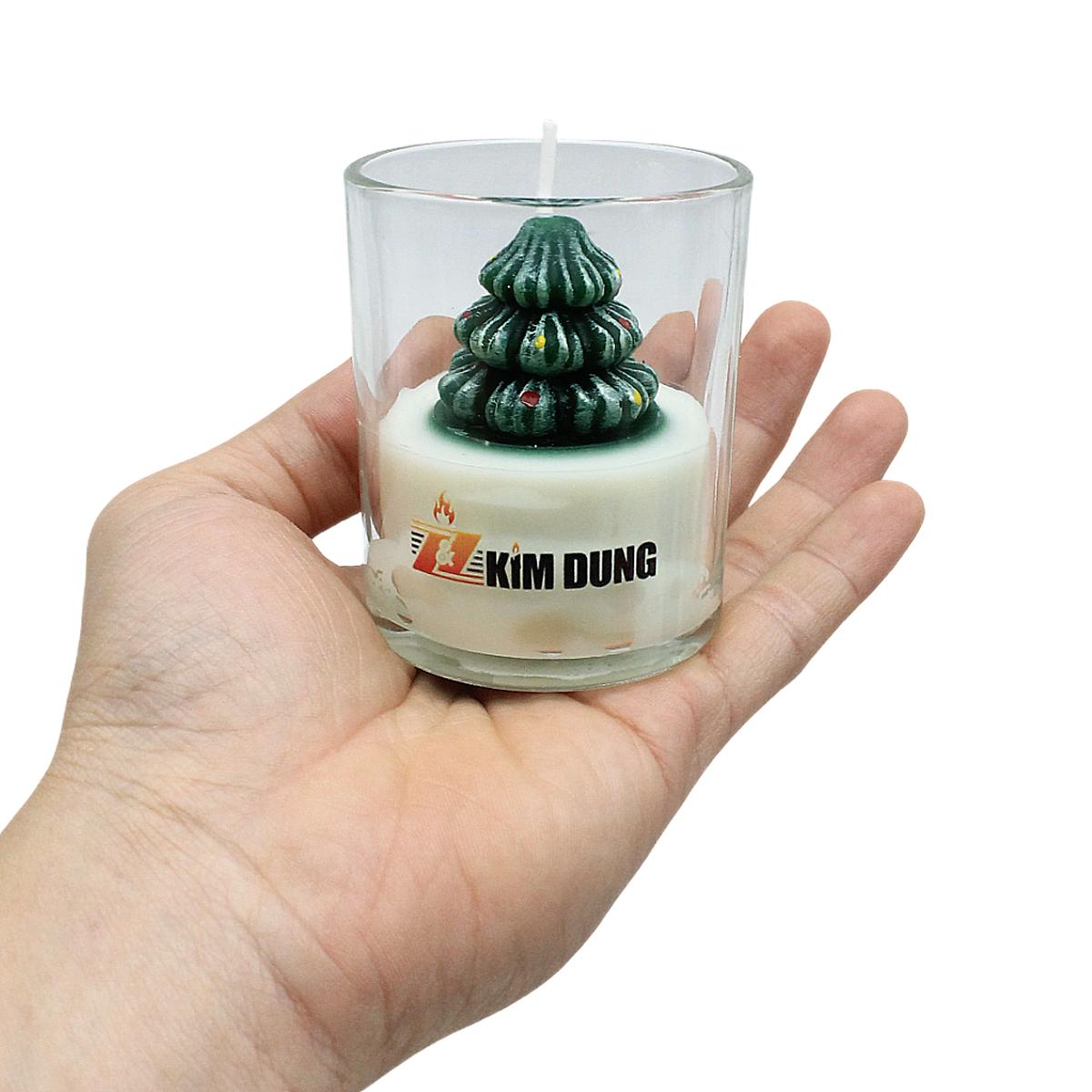Ly Nến Thơm Hình Cây Thông Noel 3D