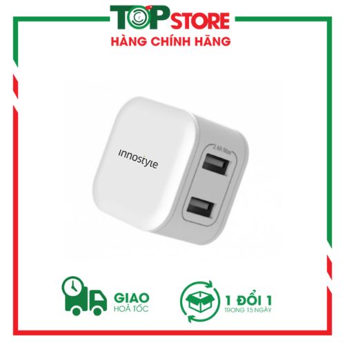 SẠC NHANH INNOSTYLE USB-C PD 20W MINIGO III WHITE - Hàng Chính Hãng - IC20PDWHI