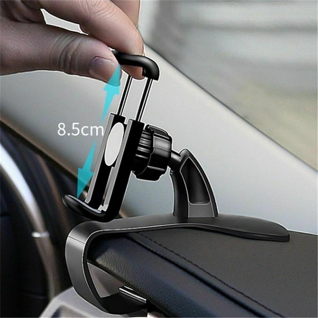 360° Universal HUD Dashboard Mount Holder Stand For 4 To 6 Inch Smart Phone