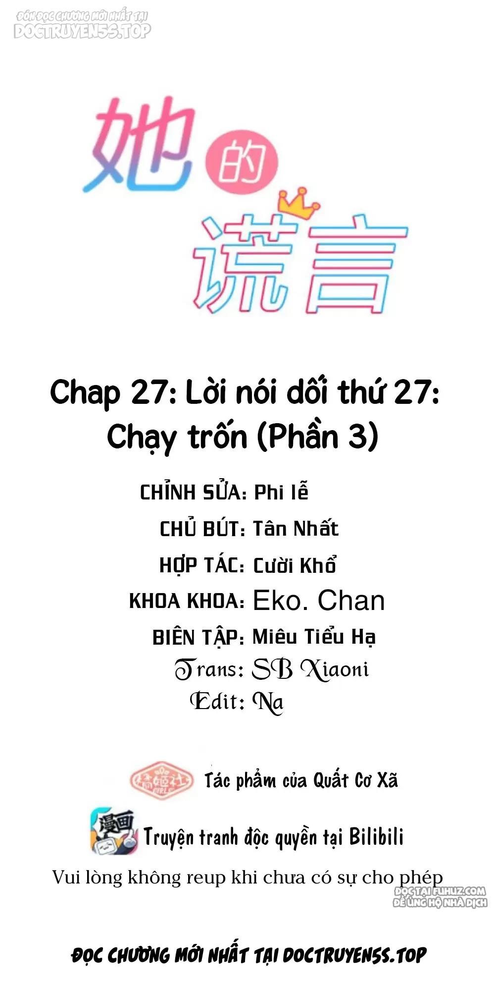 lời nói dối của cô ấy chapter 27 12