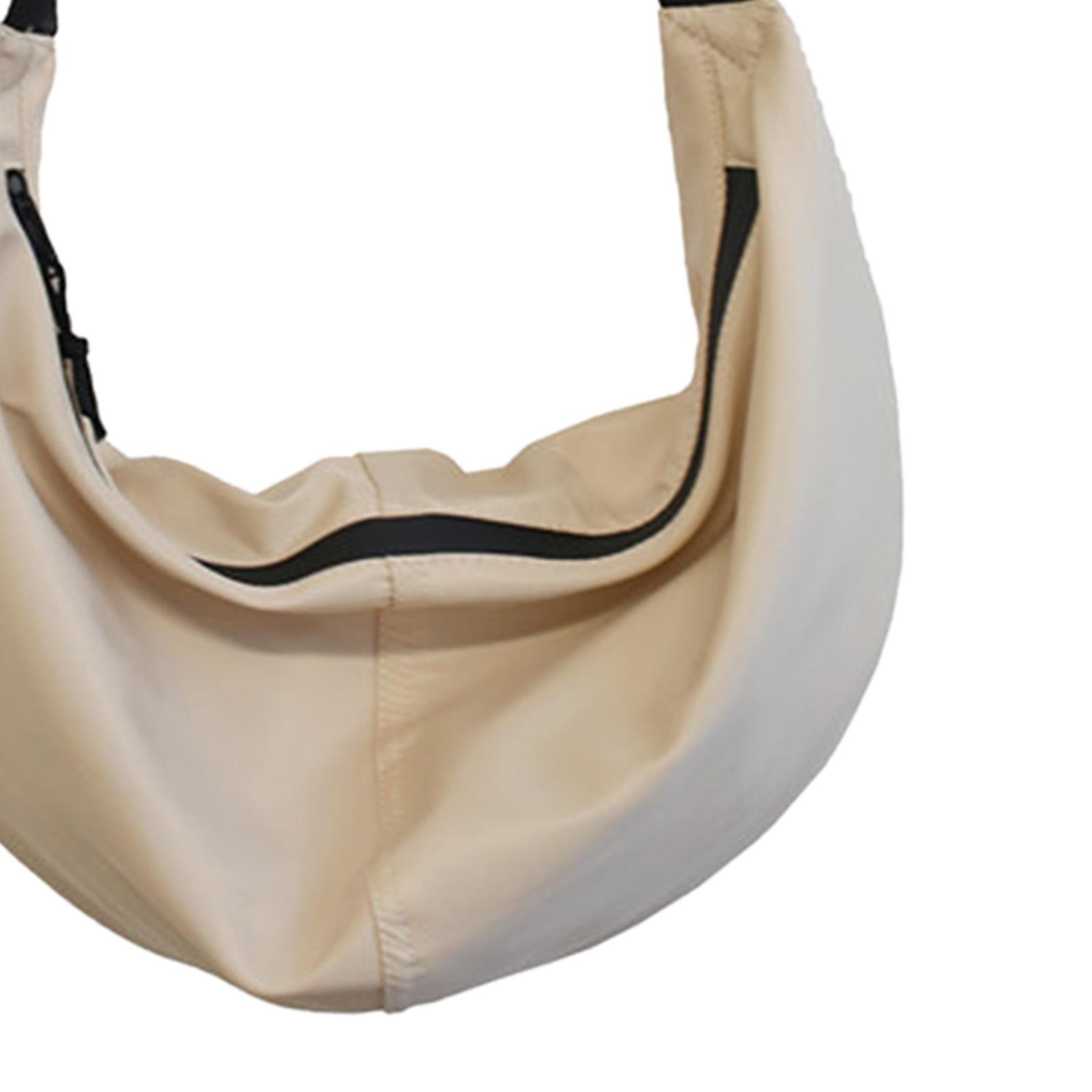 Shoulder Bag Handbag Adult Unisex Casual Shoulder Daypack Pouch Large Capacity Crossbody Bag Dumpling Bag for Outdoor Vacation Walking Beach