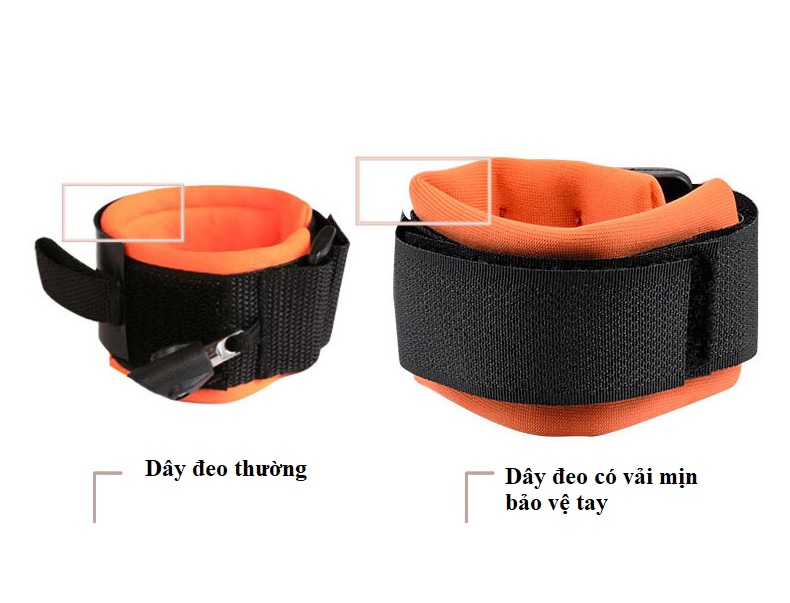 Dây đeo tay chống thất lạc trẻ em, vòng đeo tay bảo vệ bé khi đi dạo