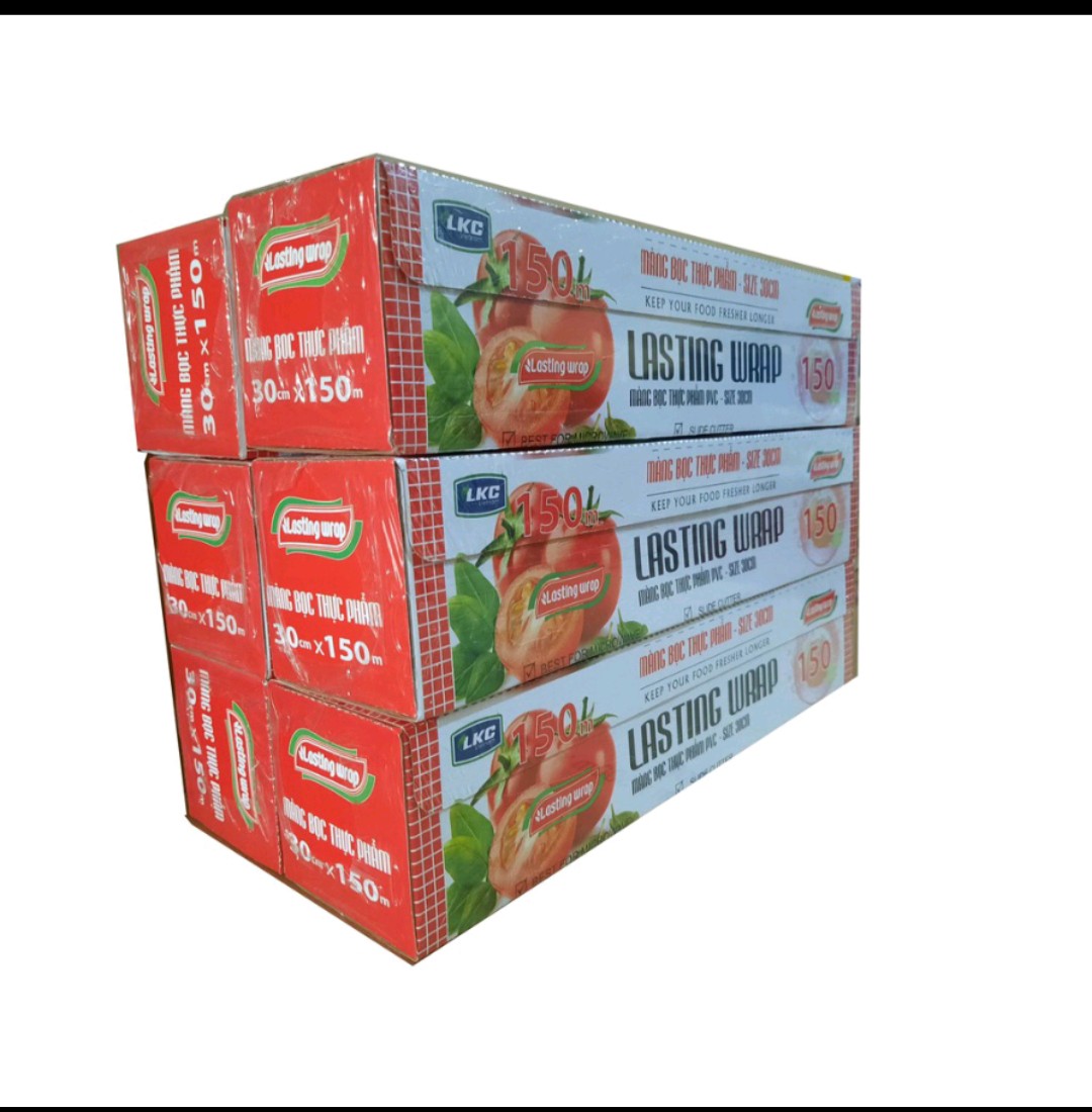 Màng bọc thực phẩm PVC lasting wrap 30cm ×150