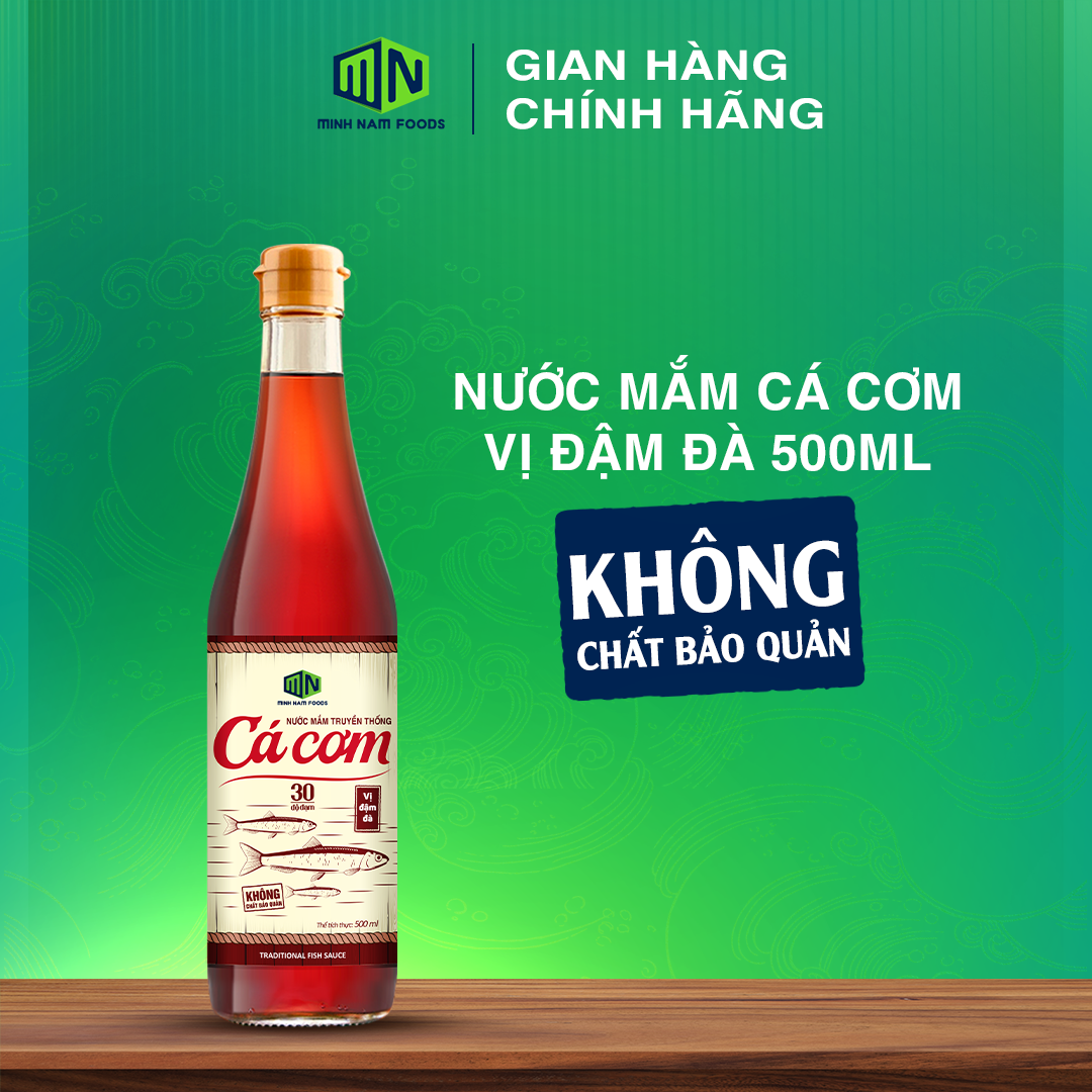 COMBO Nước Mắm Phú Quốc Cá Cơm 30 Độ 500ML + Nước Chấm Ngư Vị 900ML - Minh Nam Foods