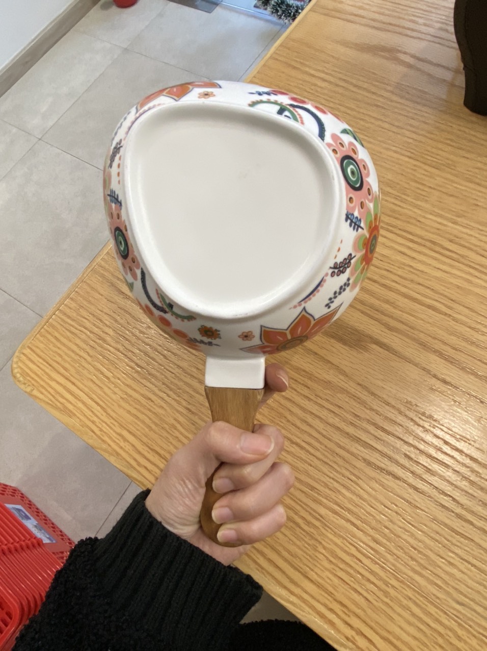 Bát sâu tay cầm nhỏ đựng đồ ăn/bánh ngọt decor