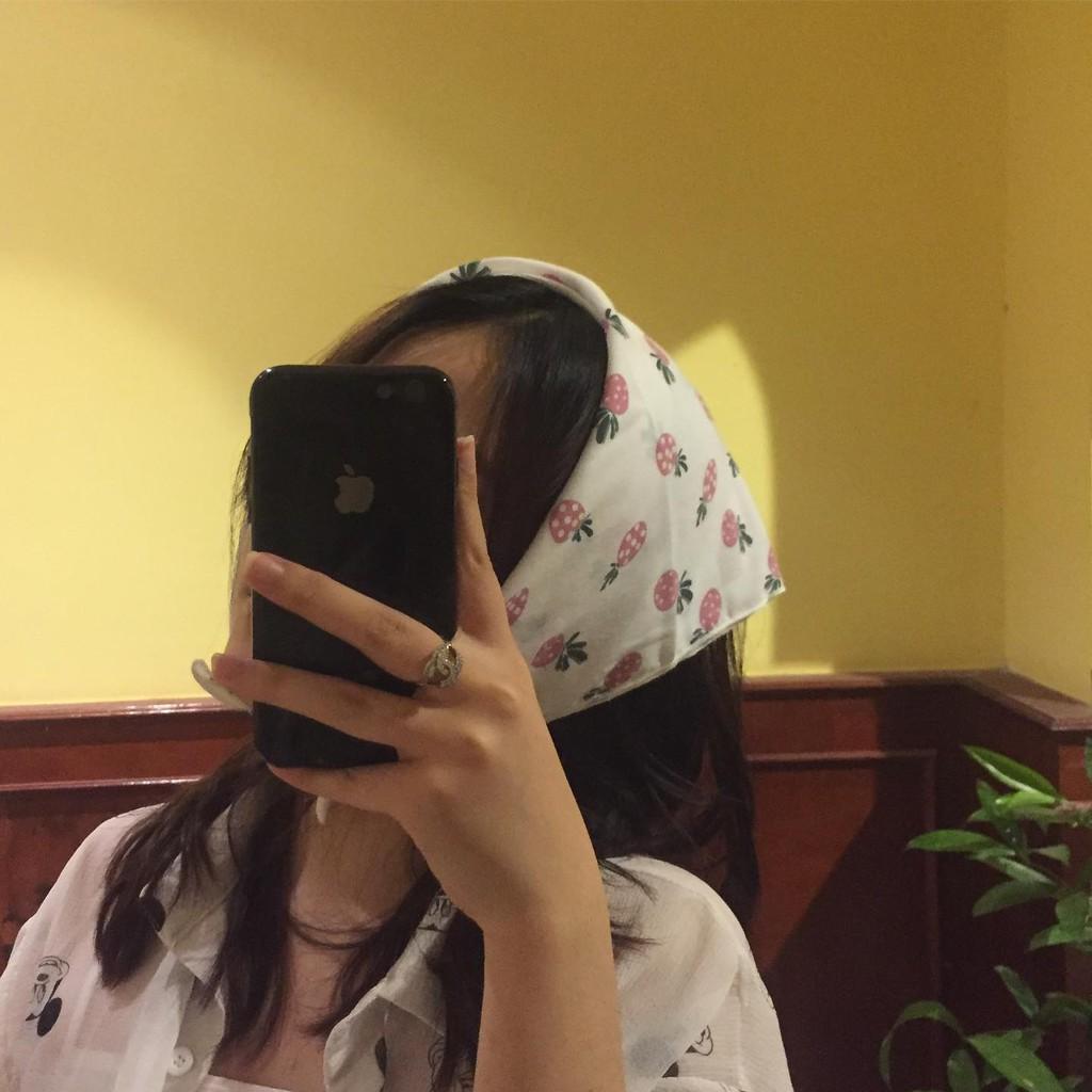 Khăn bandana trùm đầu họa tiết các màu