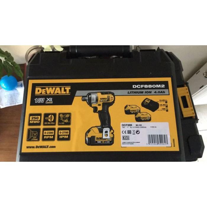 Máy siết bu lông dùng pin 18V Dewalt DCF880M2- Hàng chính hãng