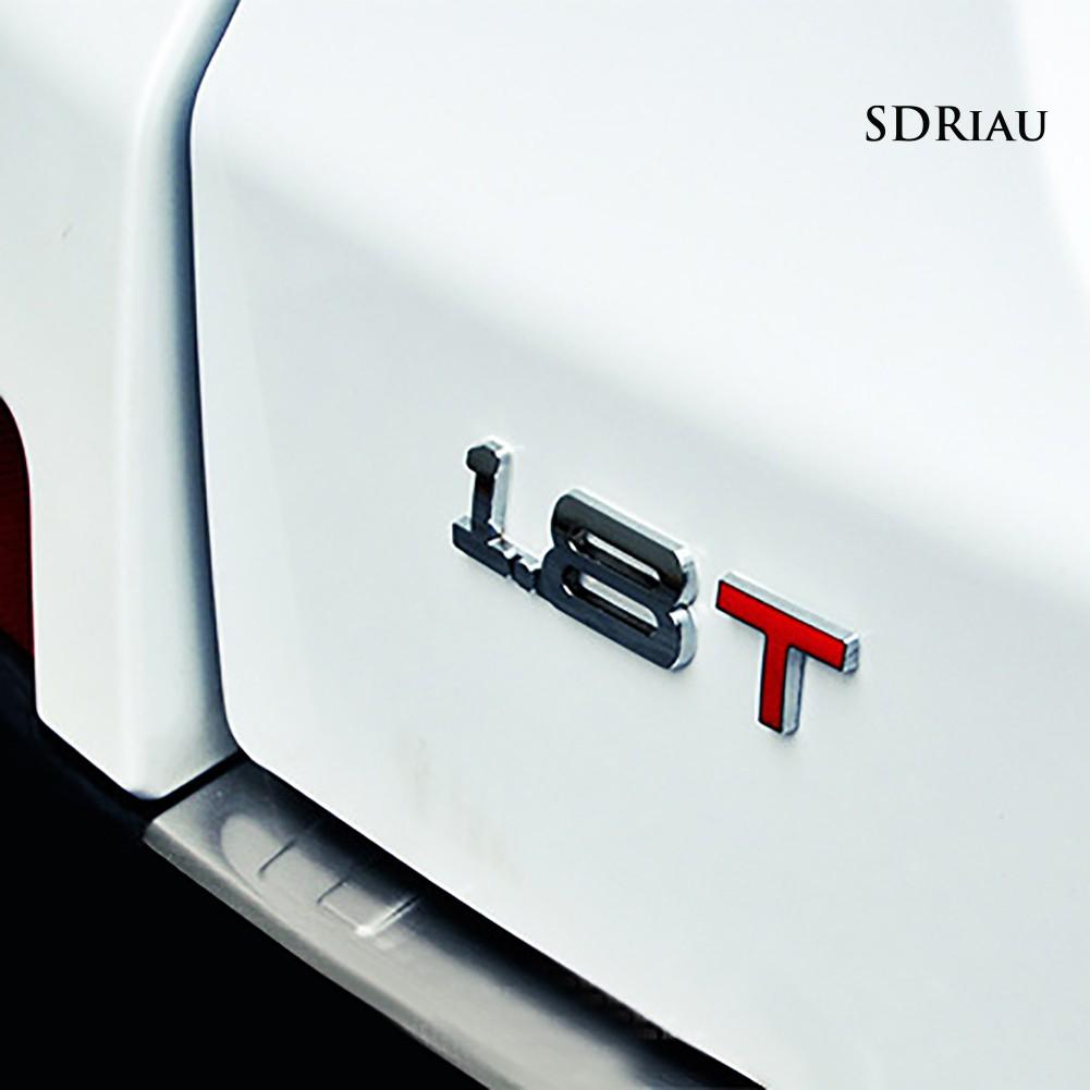 Sticker Kim Loại 3d Dán Trang Trí Xe Hơi 1.6 1.8 2.0 3.0 T