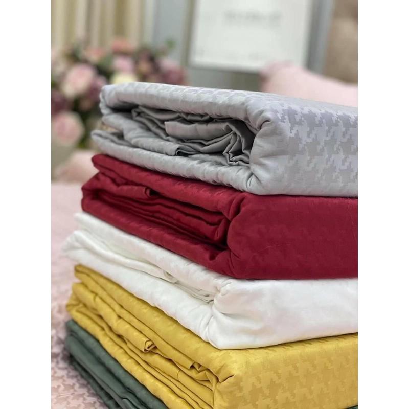 Bộ chăn ga gối tencel trơn 4 món