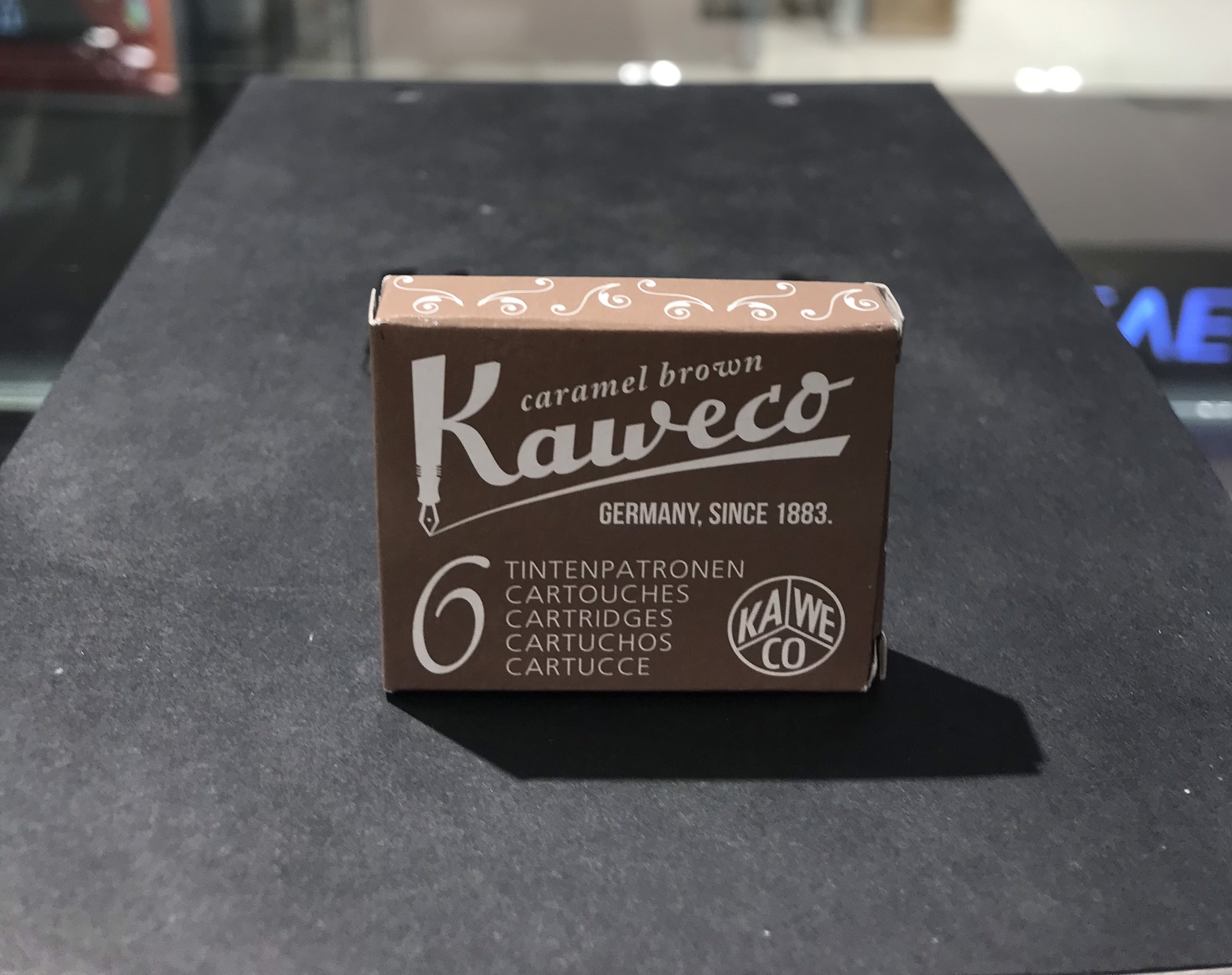 Kaweco vỉ mực 6 ống Brown