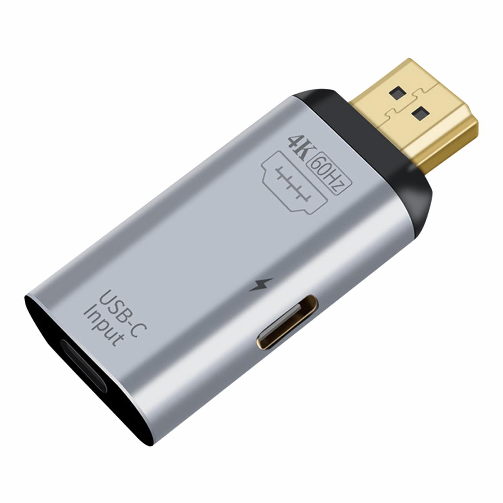 Type-C Female to Male External Connector Convert 4K 60Hz Adapter for Phone book Laptop