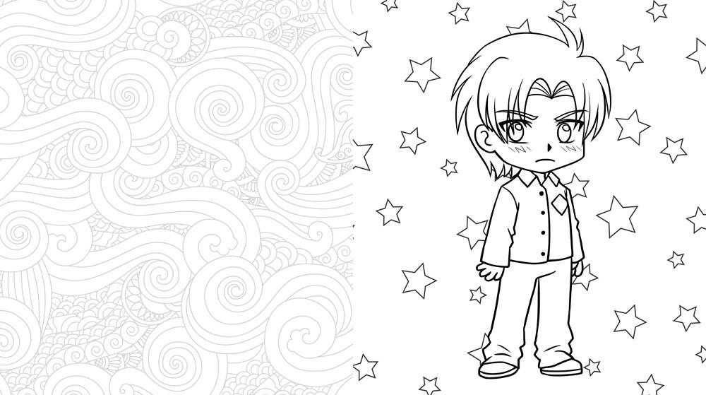 Sách - Manga & Chibis Coloring Book : Color your way through cute by Walter Foster Creative Team
