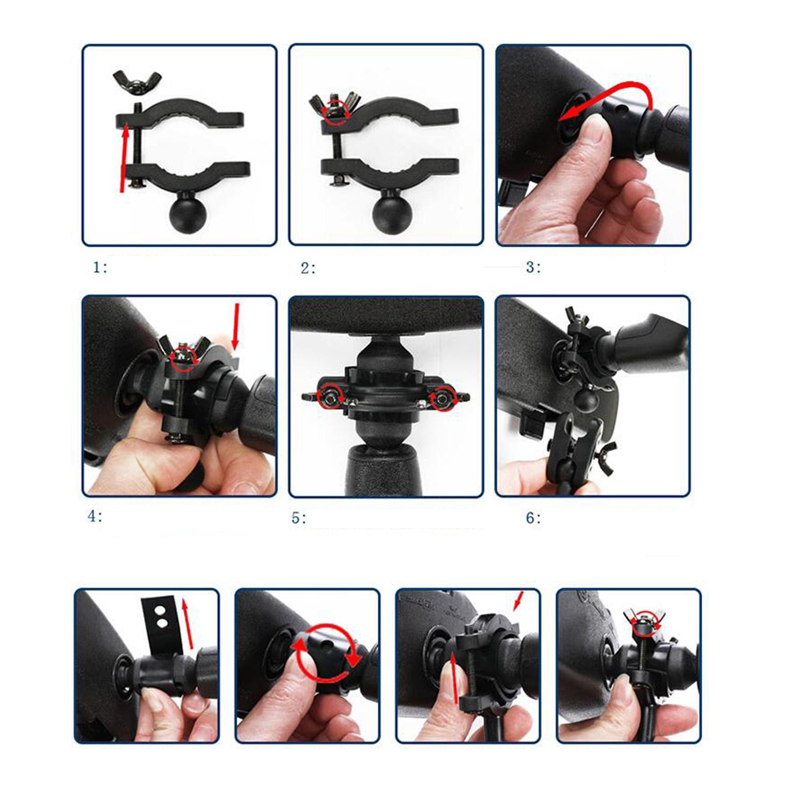Cam Mount Holder Swivel car Accessories Adjustable Universal Bracket Multifunctional Stable Driving Bracket