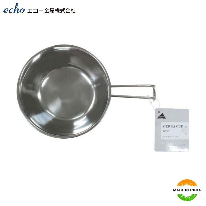 Tô inox có tay cầm Echo Metal Ø12cm - Hàng nội địa Nhật Bản nhập khẩu chính hãng