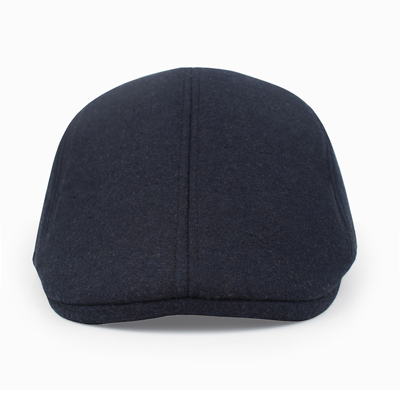 Nón mữ beret nam nữ giữ ấm vải nỉ 2 lớp dày mũ nồi lưỡi trai nón mỏ vịt dona23122401