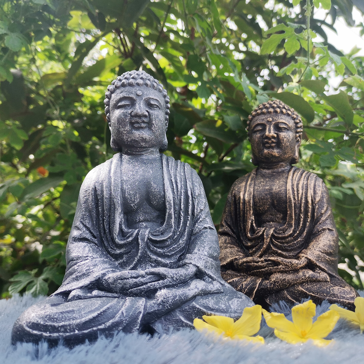 Tượng Phật Thích ca 16,5cm phong thủy thờ cúng trang trí hồ cá, thuỷ sinh, tiểu cảnh, bán cạn, terrarium