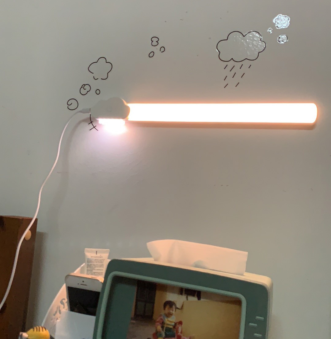 Đèn LED VERCO bàn học, bài làm việc dán tường - dán tủ - 3 chế độ ánh sáng - tăng giảm ánh sáng [ẢNH THẬT 100%].