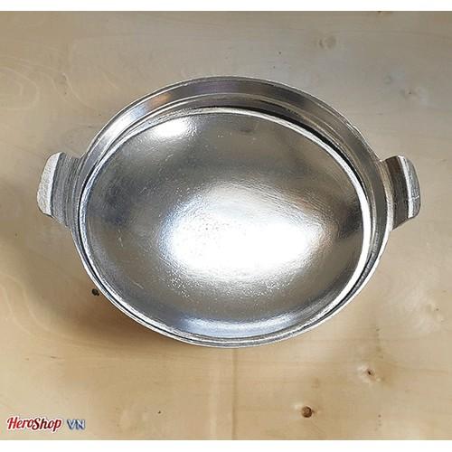 Niêu thố cơm gang đúc nguyên khối Bắc Bộ số 3 kích thước 23cm