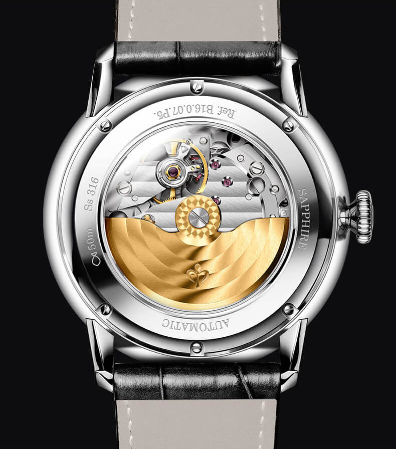 Đồng hồ nam Poniger P723-1 Chính hãng ,Kính sapphire nguyên khối ,chống xước,chống nước 50m,mặt xanh vỏ trắng dây da nâu ( đen) xịn,vỏ máy thép không gỉ 316L,Đồng hồ cơ (Automatic) bảo hành 24 tháng, hàng mới 100%,thiết kế trẻ trung và sang trọng