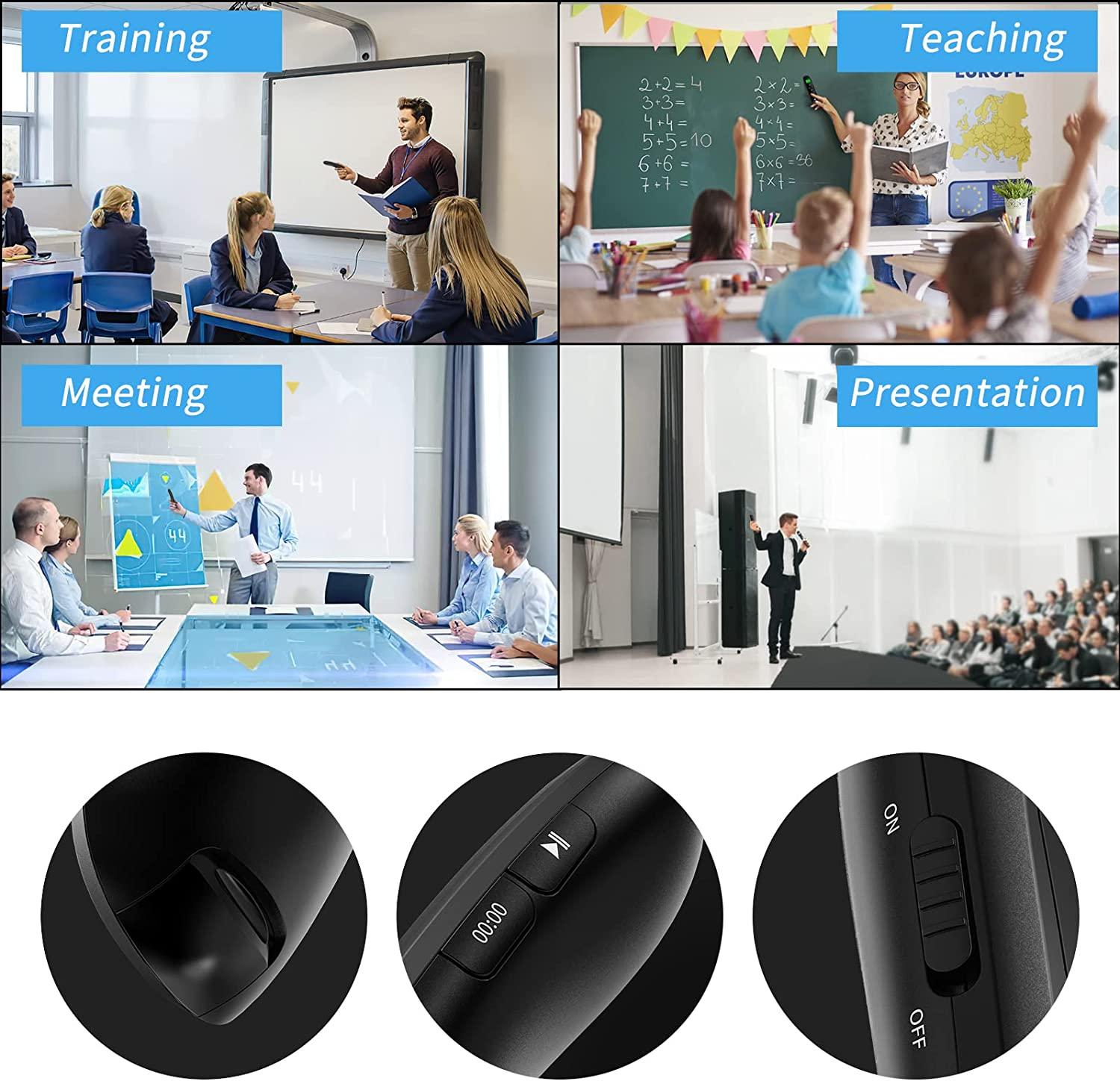 Trình chiếu Powerpoint Con trỏ điều khiển từ xa với màn hình LCD