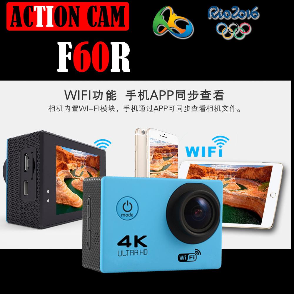 Đảm Bảo Chất Lượng Thể Thao Ngoài Trời Camera Chống Thấm Nước Bơi Mũ Bảo Hiểm Du Lịch Selfie DV Di Động Màn Hình Trên Không Camera HD