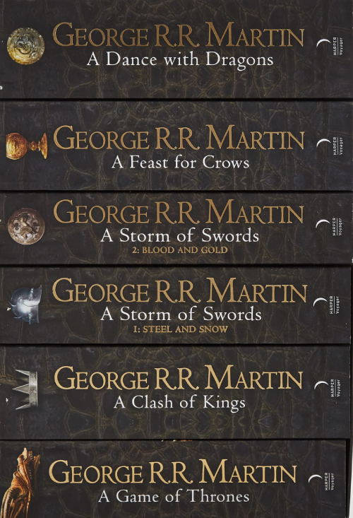 Bộ sách tiểu thuyết thiếu niên tiếng Anh: Game Of Thrones 6 Vol Box Exp
