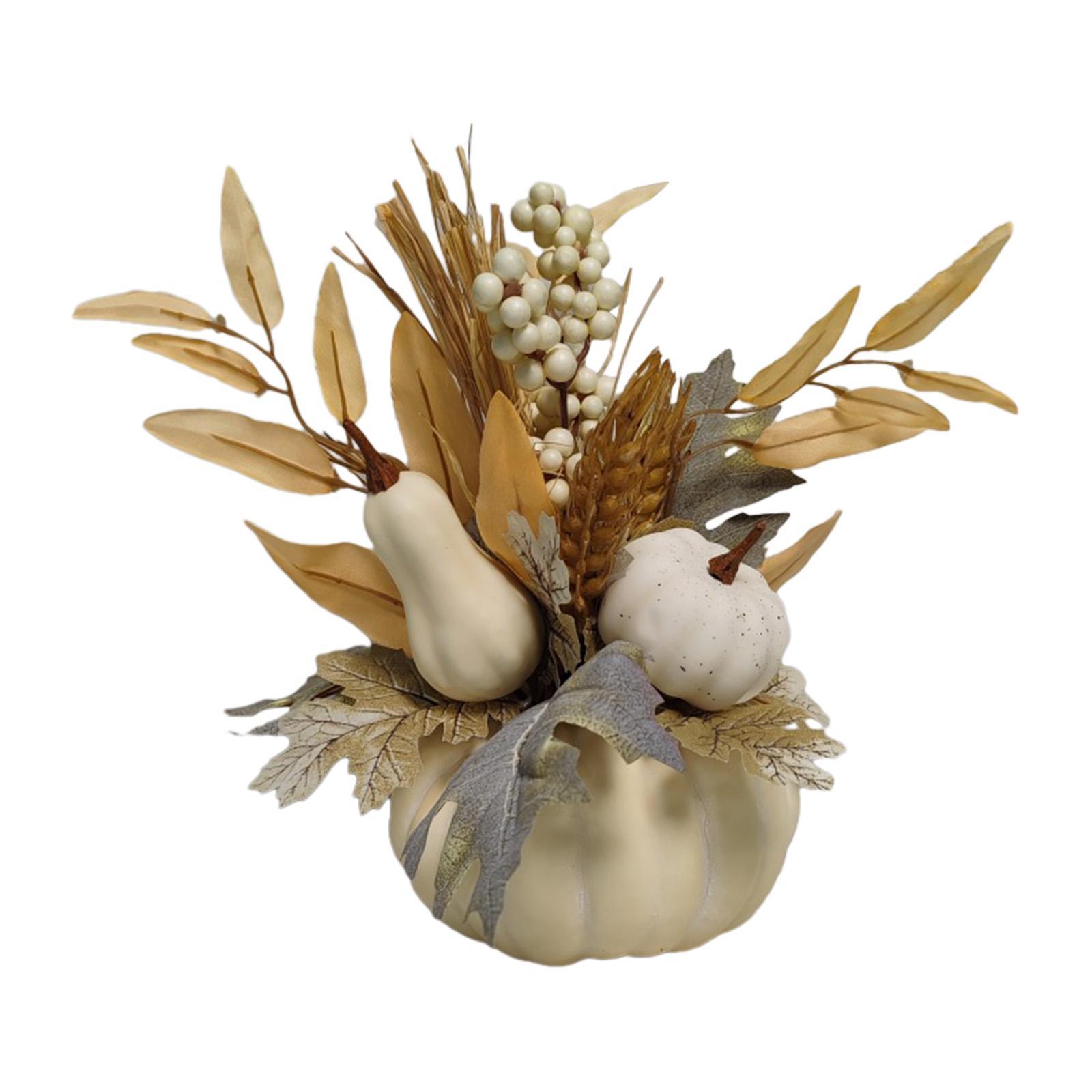 Artificial Halloween Pumpkin Decor Ornament for Bedroom Thanksgiving Wedding