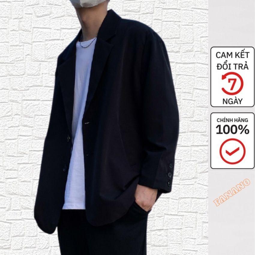 Áo Blazer Nam Dài, Áo khoác Blazer Form Rộng FANANO phong cách Hàn Quốc AD006