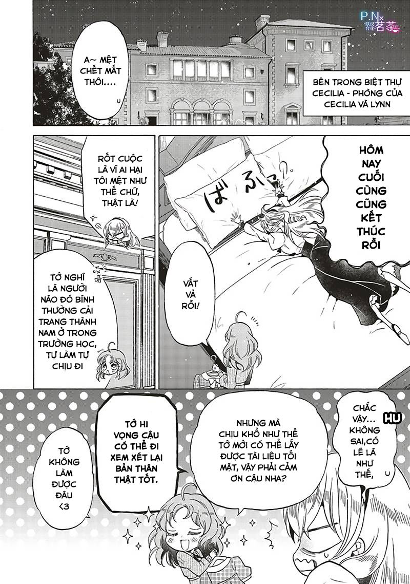 kẻ phản diện, cecilia silvie, không muốn chết, thế nên cô đã cải nam trang chapter 20.1 3