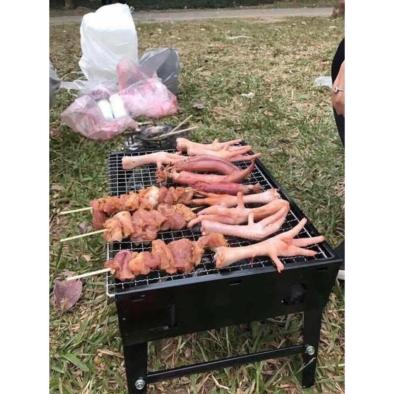 Bếp nướng than hoa vuông BBQ cao cấp