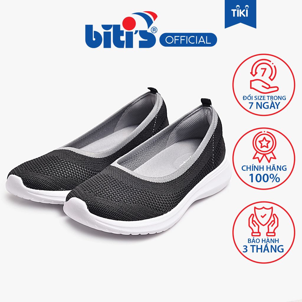 Giày Búp Bê Nữ Biti's Êmbrace BBW000600DEN (Đen)