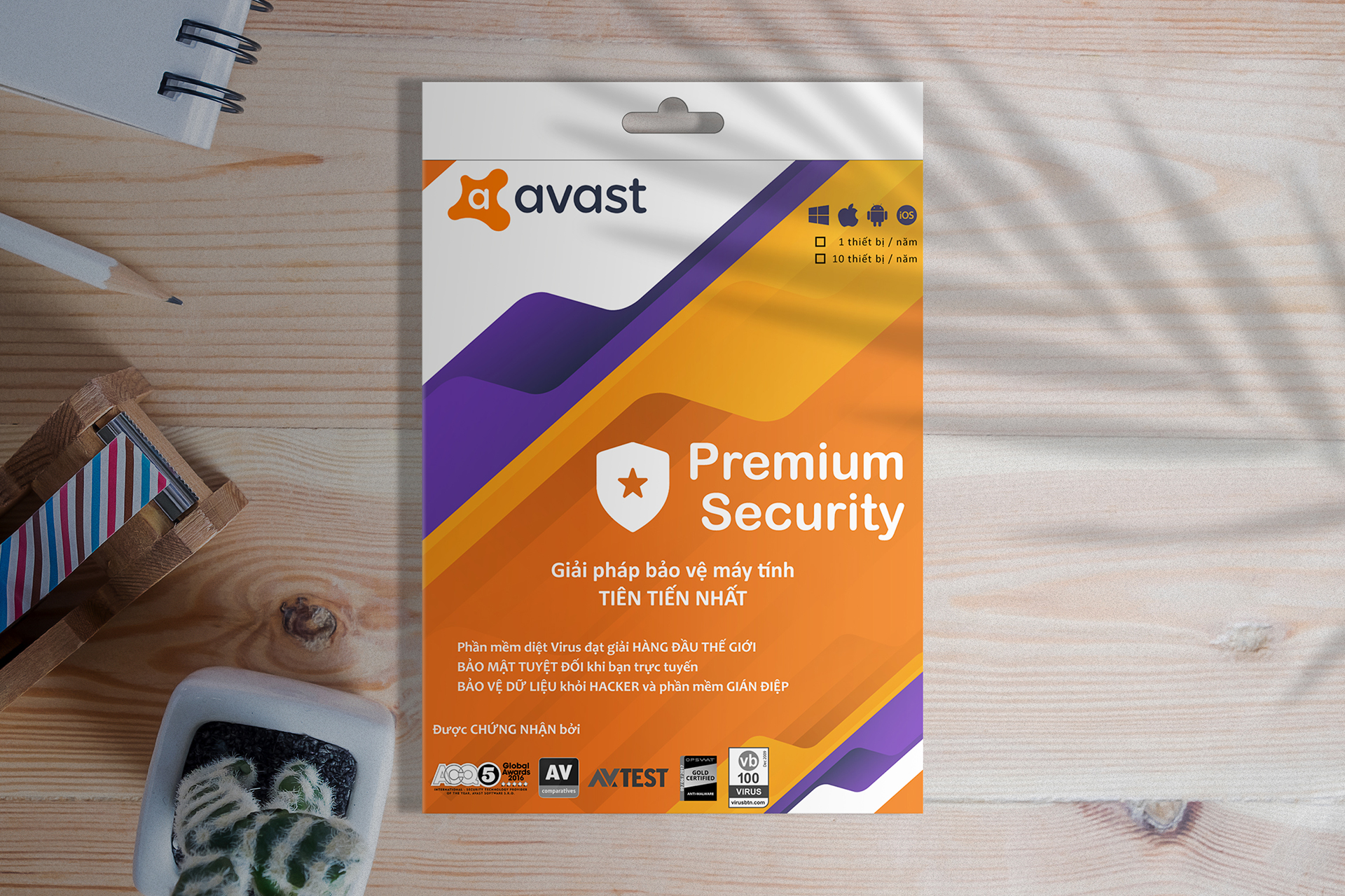 Avast Premium Security (For 1 PC – 1 year)- Hàng chính hãng