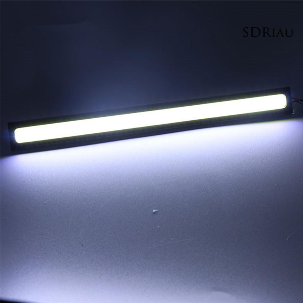 Bộ 2 Đèn Led Cob 28 Bóng Siêu Mỏng Chống Thấm Nước Cho Xe Hơi