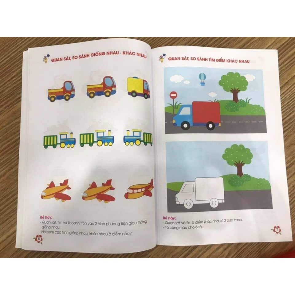 Combo Toán Tư Duy Cho Trẻ Theo Các Lứa Tuổi 3-4 Tuổi 4-6 Tuổi 5-7 Tuổi
