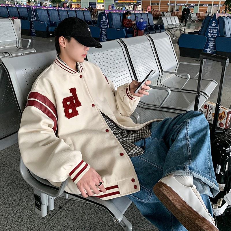 Áo bomber nam form rộng thời trang ulzzang hàn quốc, Áo bóng chày nam oversize thời trang unisex đi học đi chơi